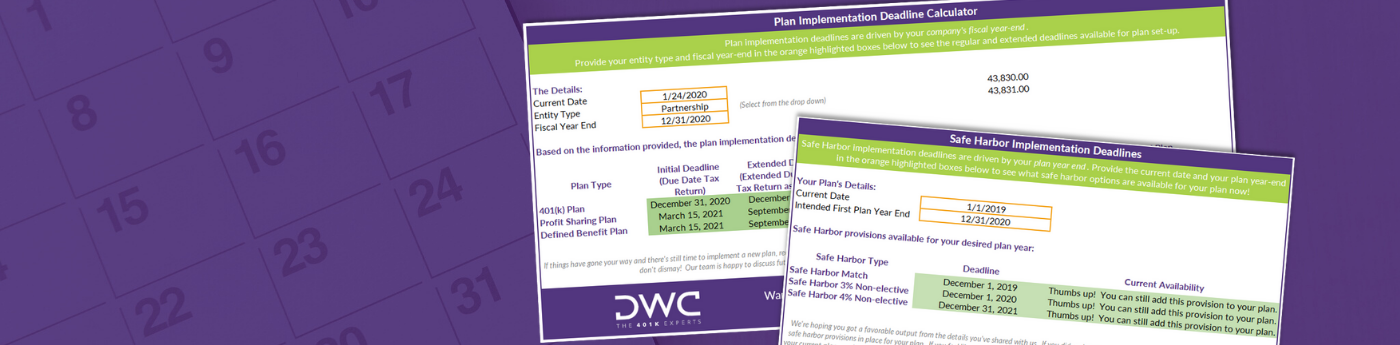 Plan Implementation Calculator_Downloadable Resource_Landing Page and Hero Image_1440 x 345