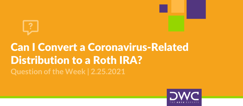 Converting CRD to Roth IRA