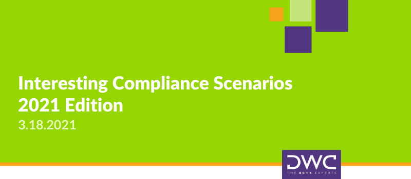 Interesting Compliance Scenarios - 2021